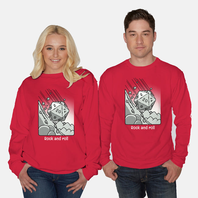 Rock N Roll-Unisex-Crew Neck-Sweatshirt-imisko