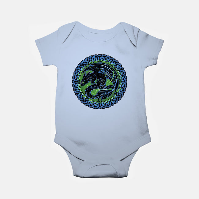 Emblem Of The Black Dragon-Baby-Basic-Onesie-momma_gorilla