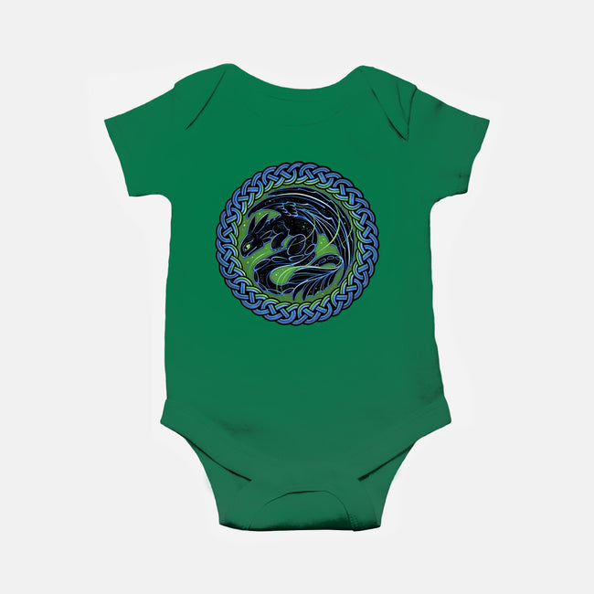 Emblem Of The Black Dragon-Baby-Basic-Onesie-momma_gorilla