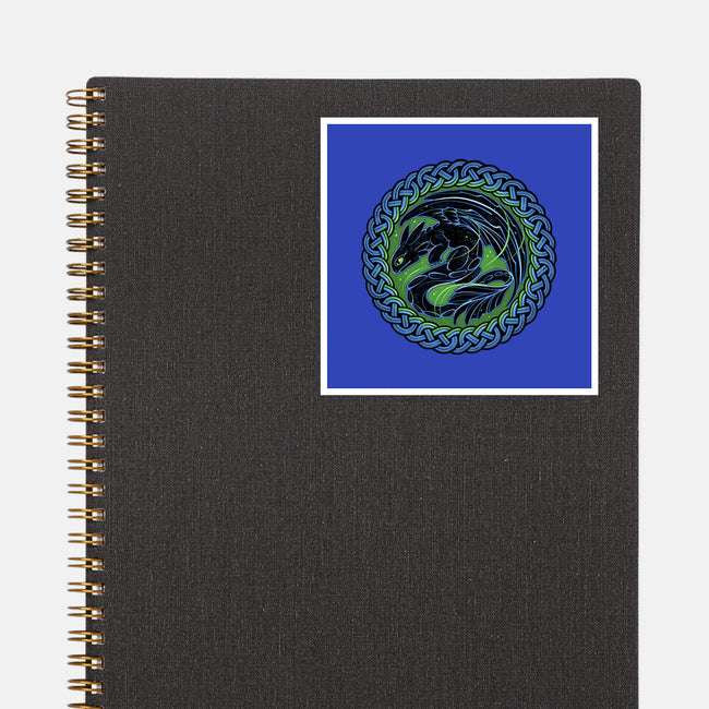 Emblem Of The Black Dragon-None-Glossy-Sticker-momma_gorilla