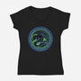 Emblem Of The Black Dragon-Womens-V-Neck-Tee-momma_gorilla