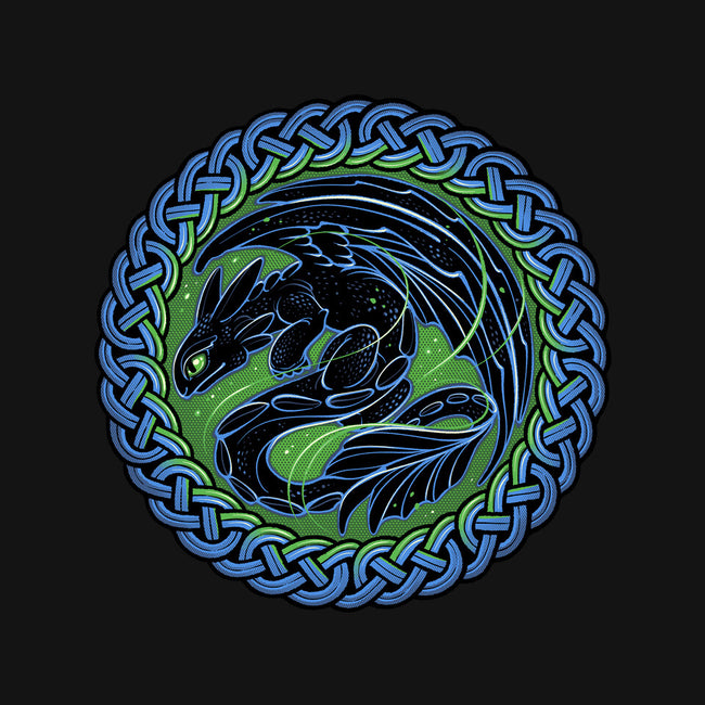 Emblem Of The Black Dragon-Mens-Heavyweight-Tee-momma_gorilla