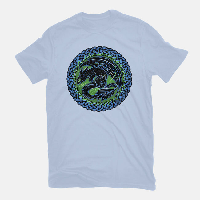 Emblem Of The Black Dragon-Mens-Heavyweight-Tee-momma_gorilla