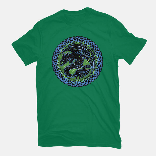 Emblem Of The Black Dragon-Mens-Heavyweight-Tee-momma_gorilla