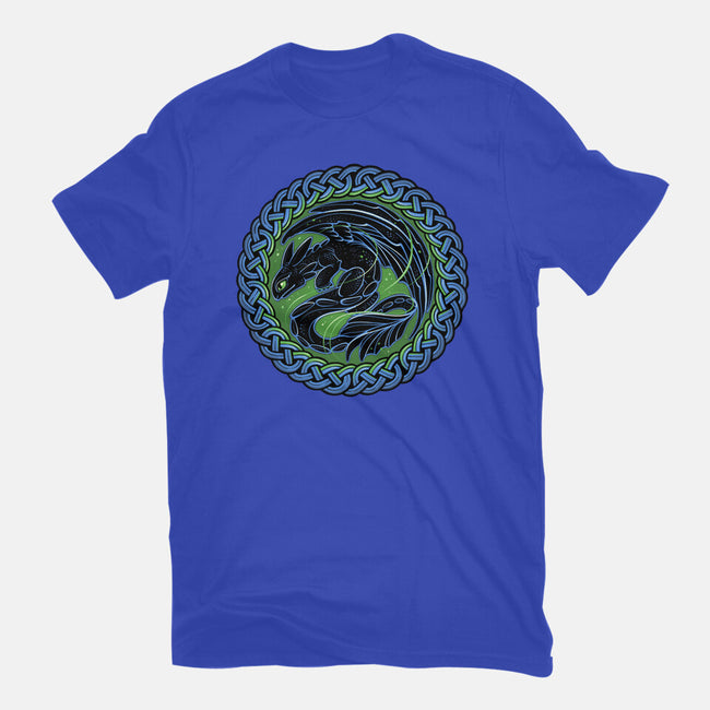 Emblem Of The Black Dragon-Mens-Heavyweight-Tee-momma_gorilla