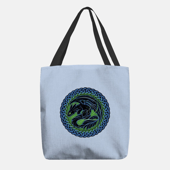 Emblem Of The Black Dragon-None-Basic Tote-Bag-momma_gorilla