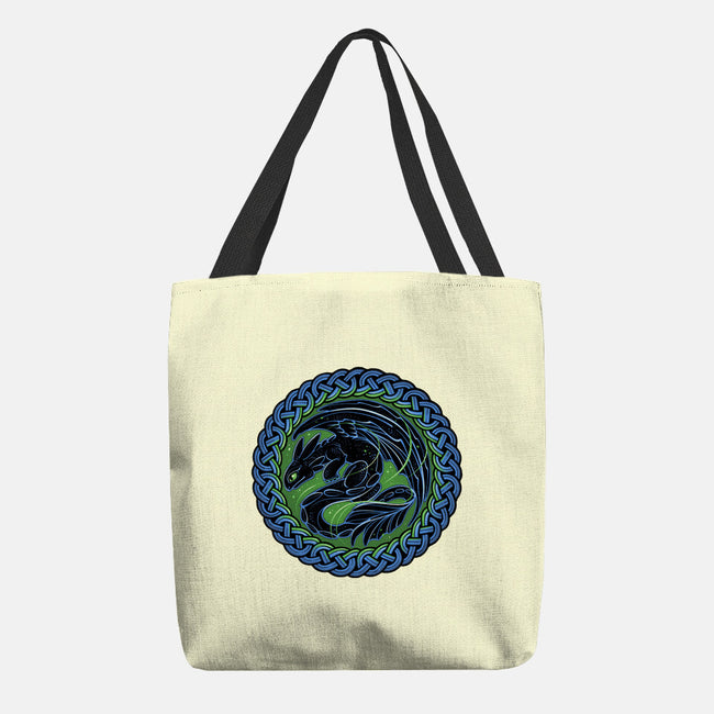 Emblem Of The Black Dragon-None-Basic Tote-Bag-momma_gorilla