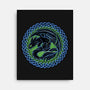 Emblem Of The Black Dragon-None-Stretched-Canvas-momma_gorilla