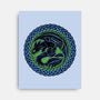 Emblem Of The Black Dragon-None-Stretched-Canvas-momma_gorilla