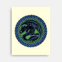 Emblem Of The Black Dragon-None-Stretched-Canvas-momma_gorilla