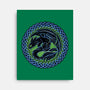 Emblem Of The Black Dragon-None-Stretched-Canvas-momma_gorilla