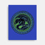 Emblem Of The Black Dragon-None-Stretched-Canvas-momma_gorilla