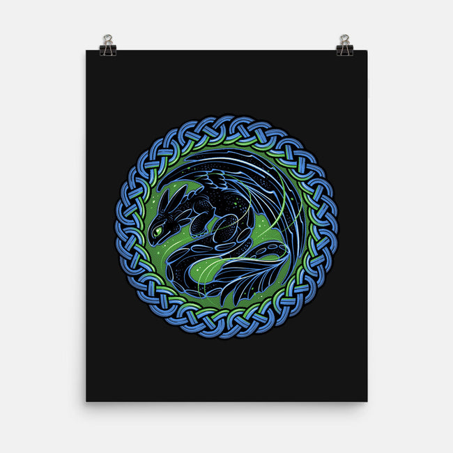 Emblem Of The Black Dragon-None-Matte-Poster-momma_gorilla