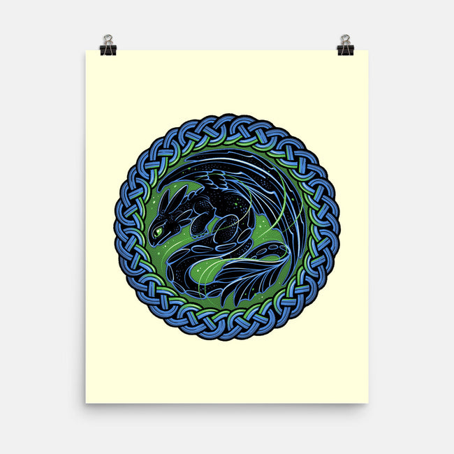 Emblem Of The Black Dragon-None-Matte-Poster-momma_gorilla