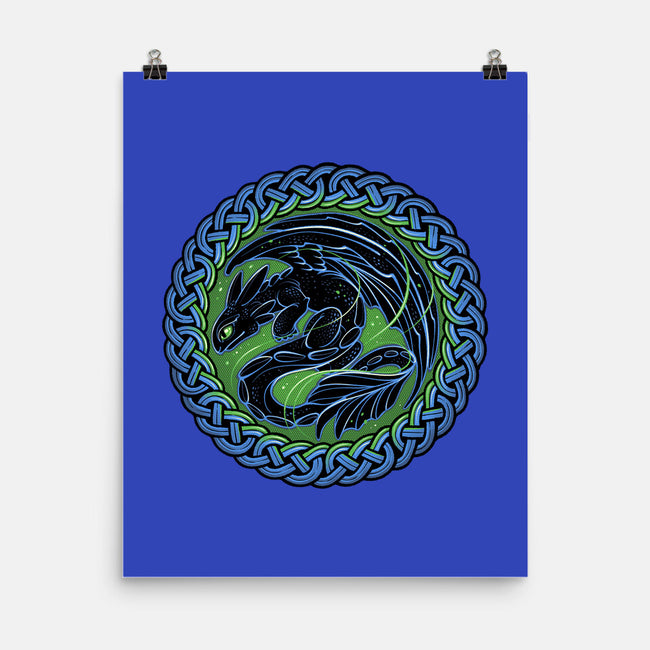 Emblem Of The Black Dragon-None-Matte-Poster-momma_gorilla