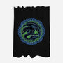 Emblem Of The Black Dragon-None-Polyester-Shower Curtain-momma_gorilla