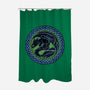 Emblem Of The Black Dragon-None-Polyester-Shower Curtain-momma_gorilla