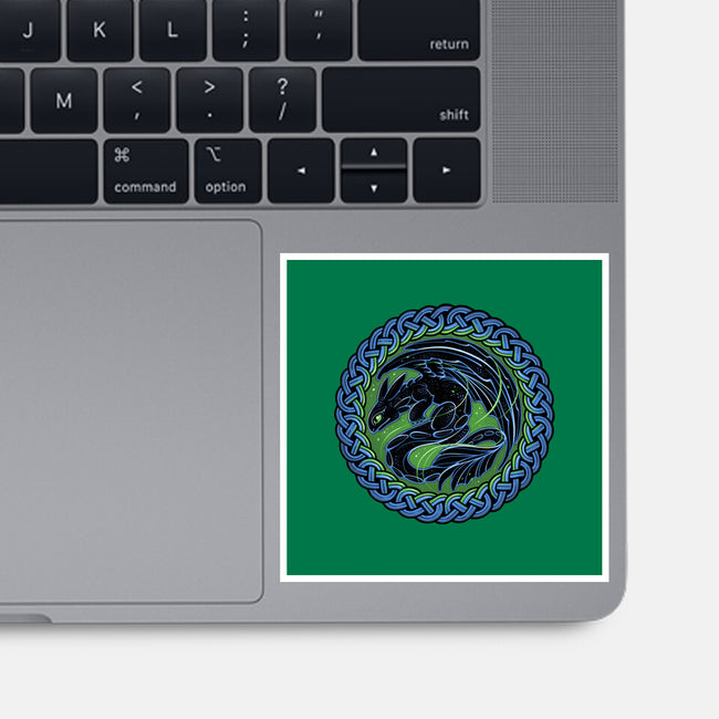 Emblem Of The Black Dragon-None-Glossy-Sticker-momma_gorilla