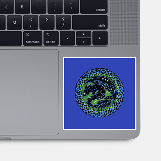 Emblem Of The Black Dragon-None-Glossy-Sticker-momma_gorilla
