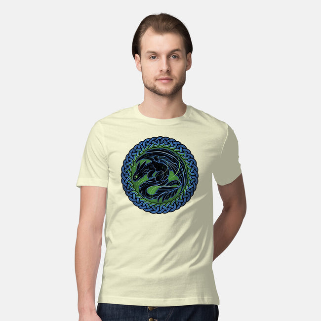 Emblem Of The Black Dragon-Mens-Premium-Tee-momma_gorilla