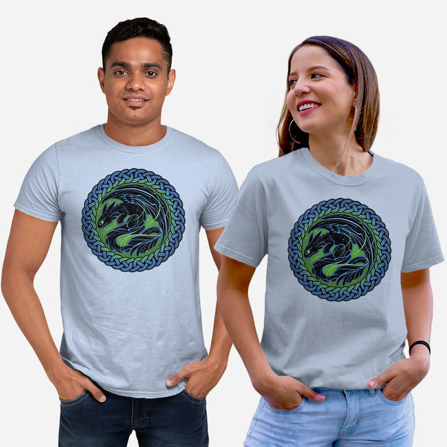 Emblem Of The Black Dragon-Unisex-Basic-Tee-momma_gorilla