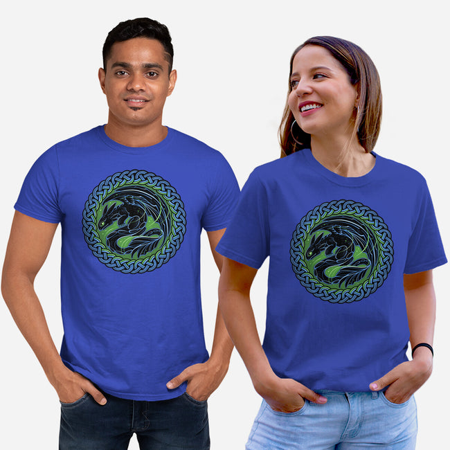 Emblem Of The Black Dragon-Unisex-Basic-Tee-momma_gorilla