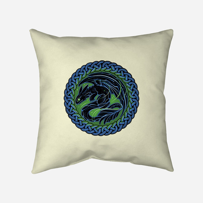 Emblem Of The Black Dragon-None-Removable Cover w Insert-Throw Pillow-momma_gorilla