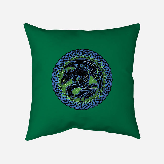 Emblem Of The Black Dragon-None-Removable Cover w Insert-Throw Pillow-momma_gorilla