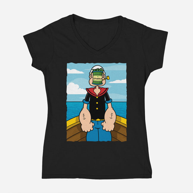 Son Of Sailor-Womens-V-Neck-Tee-jasesa