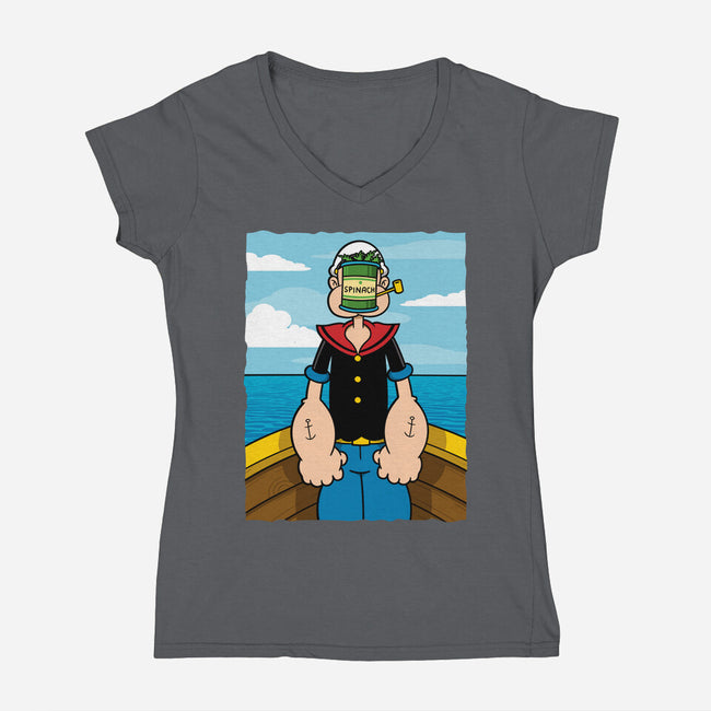 Son Of Sailor-Womens-V-Neck-Tee-jasesa