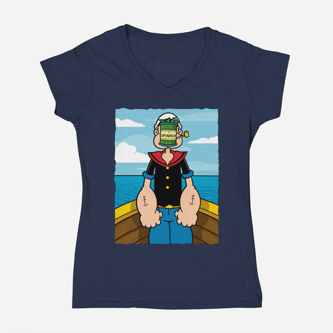 Son Of Sailor-Womens-V-Neck-Tee-jasesa