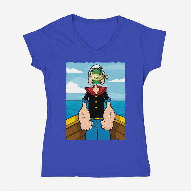 Son Of Sailor-Womens-V-Neck-Tee-jasesa