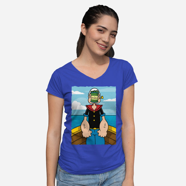 Son Of Sailor-Womens-V-Neck-Tee-jasesa