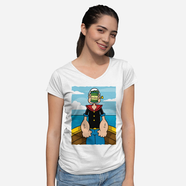Son Of Sailor-Womens-V-Neck-Tee-jasesa