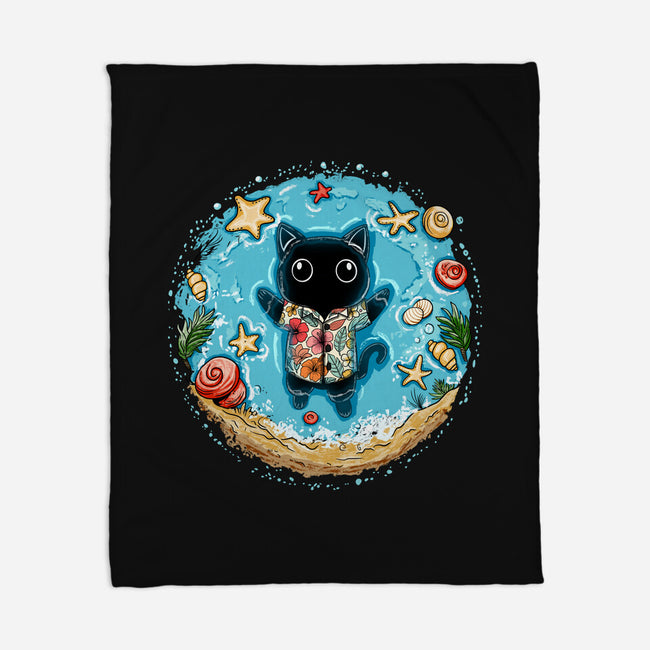 Meowloha-None-Fleece-Blanket-JamesQJO