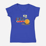 Solar Panel-Womens-V-Neck-Tee-Boggs Nicolas