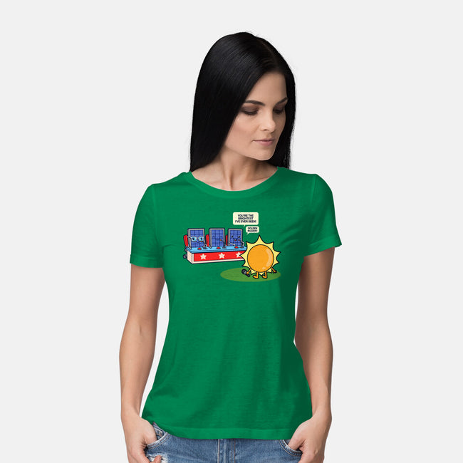 Solar Panel-Womens-Basic-Tee-Boggs Nicolas
