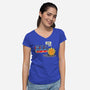 Solar Panel-Womens-V-Neck-Tee-Boggs Nicolas