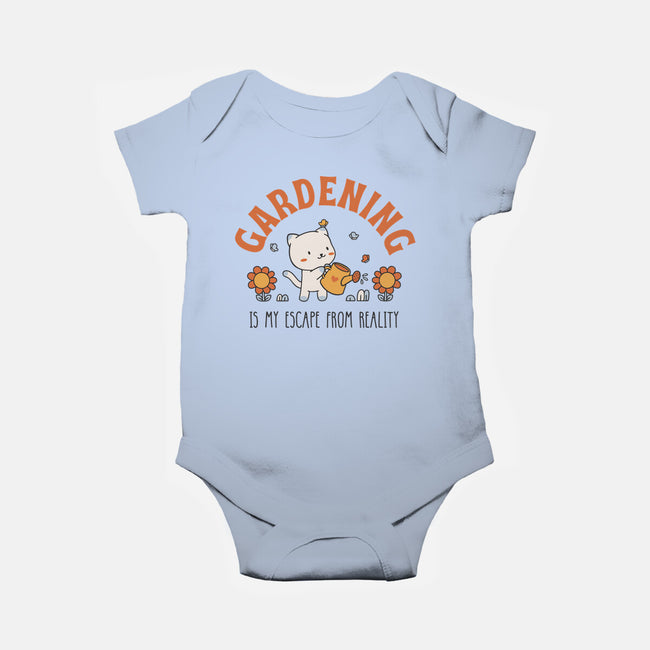 Gardening Is My Escape-Baby-Basic-Onesie-brunopires