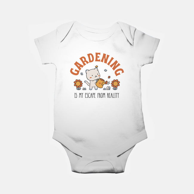 Gardening Is My Escape-Baby-Basic-Onesie-brunopires