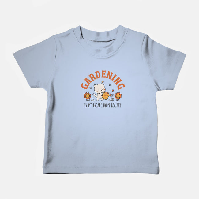Gardening Is My Escape-Baby-Basic-Tee-brunopires