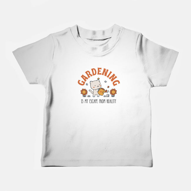 Gardening Is My Escape-Baby-Basic-Tee-brunopires