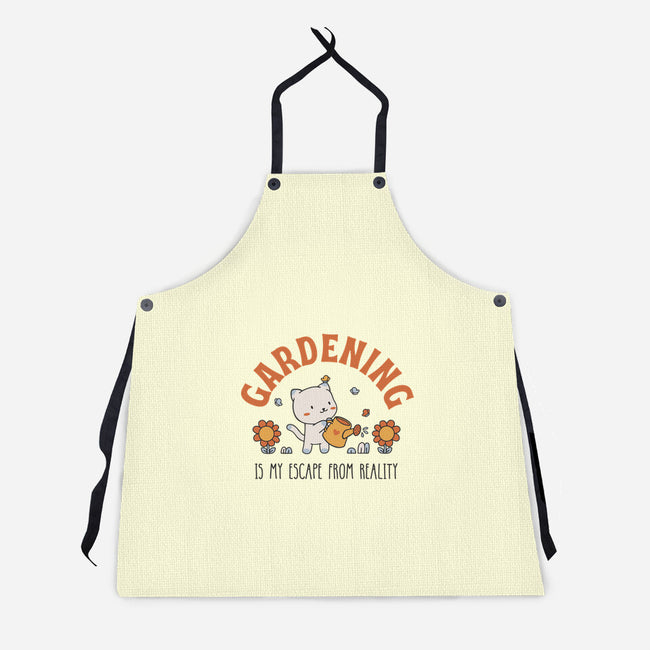 Gardening Is My Escape-Unisex-Kitchen-Apron-brunopires
