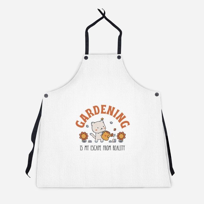 Gardening Is My Escape-Unisex-Kitchen-Apron-brunopires
