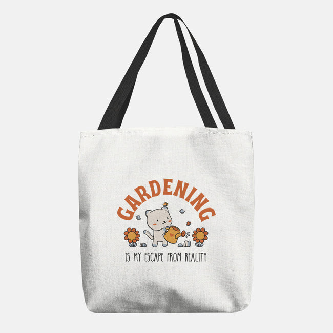 Gardening Is My Escape-None-Basic Tote-Bag-brunopires
