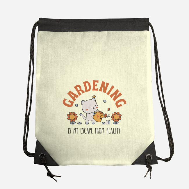 Gardening Is My Escape-None-Drawstring-Bag-brunopires