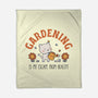 Gardening Is My Escape-None-Fleece-Blanket-brunopires
