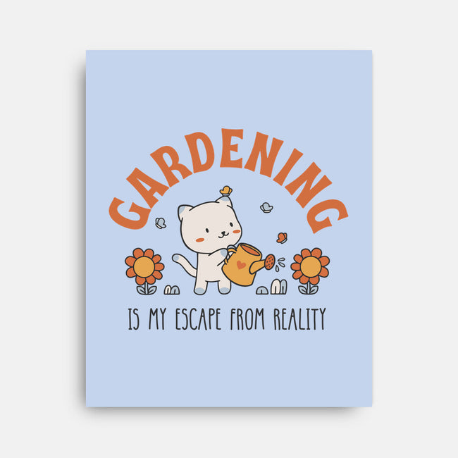 Gardening Is My Escape-None-Stretched-Canvas-brunopires