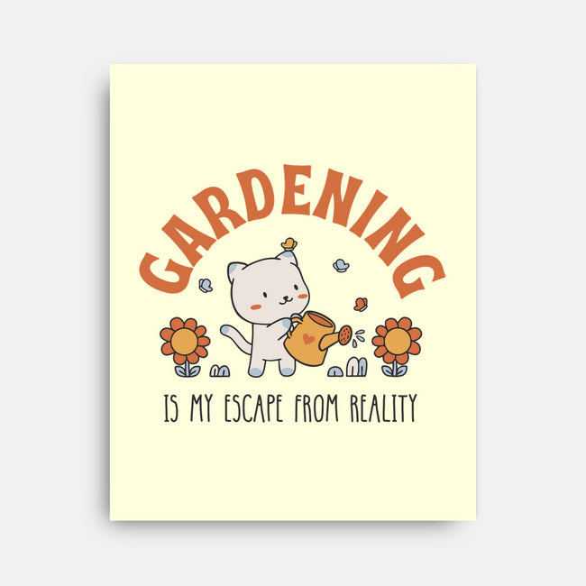 Gardening Is My Escape-None-Stretched-Canvas-brunopires