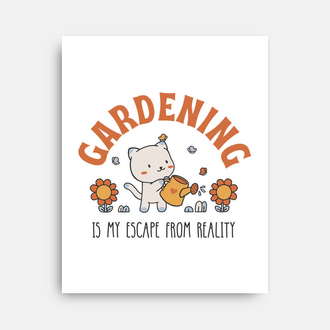 Gardening Is My Escape-None-Stretched-Canvas-brunopires